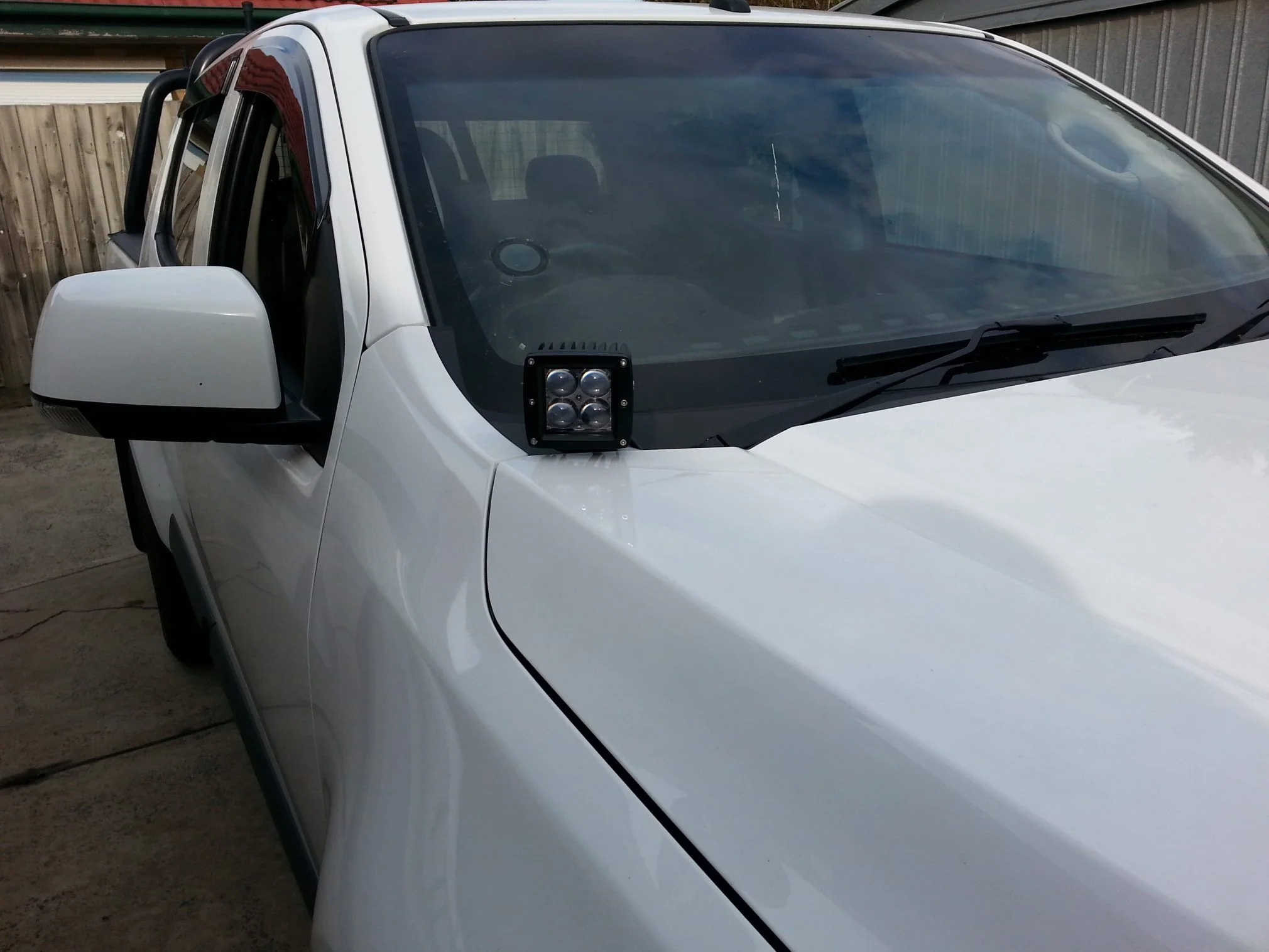 Holden RG Colorado Bonnet Ditch Light Bracket