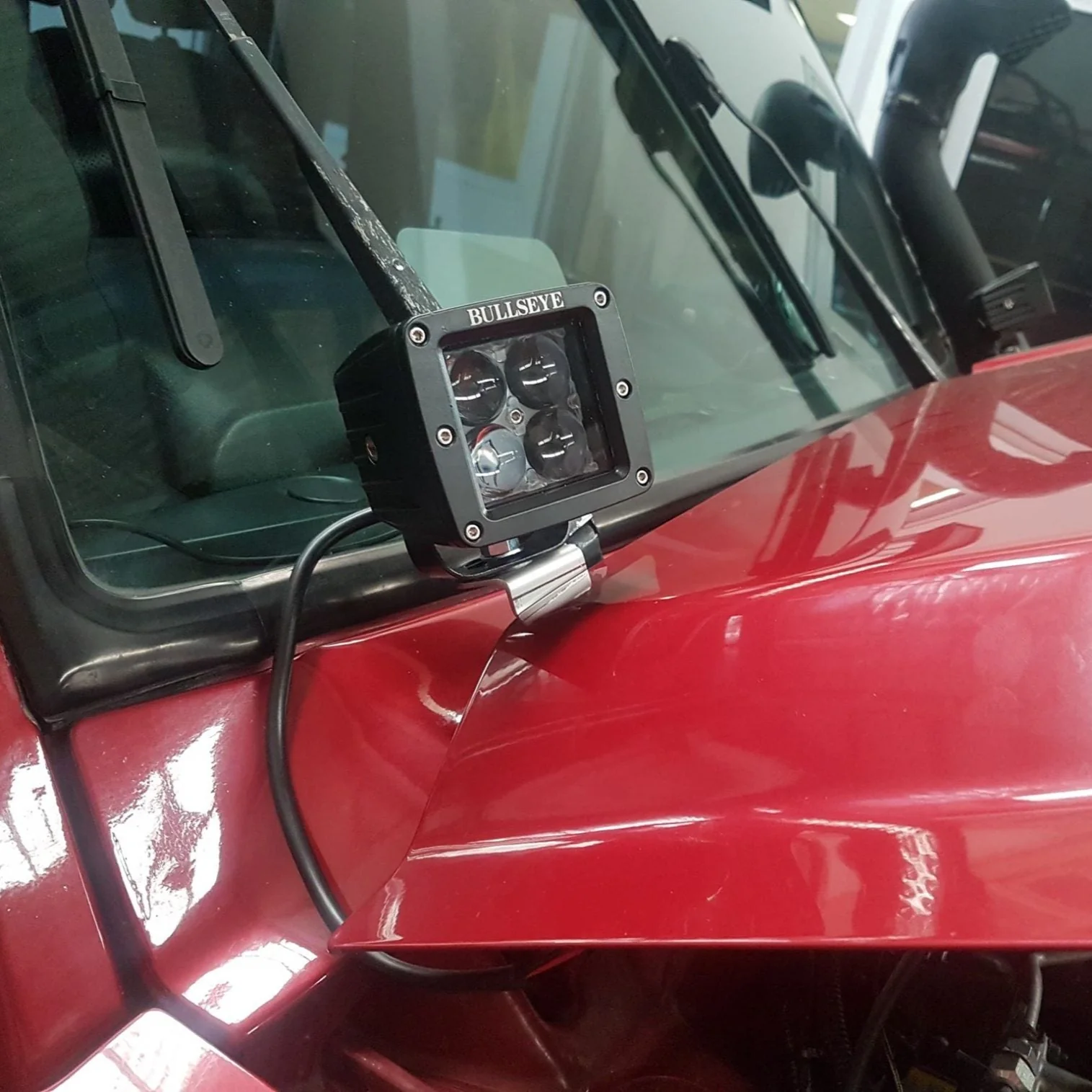 Nissan GQ Patrol Bonnet Aerial/Light Bracket - Image 6