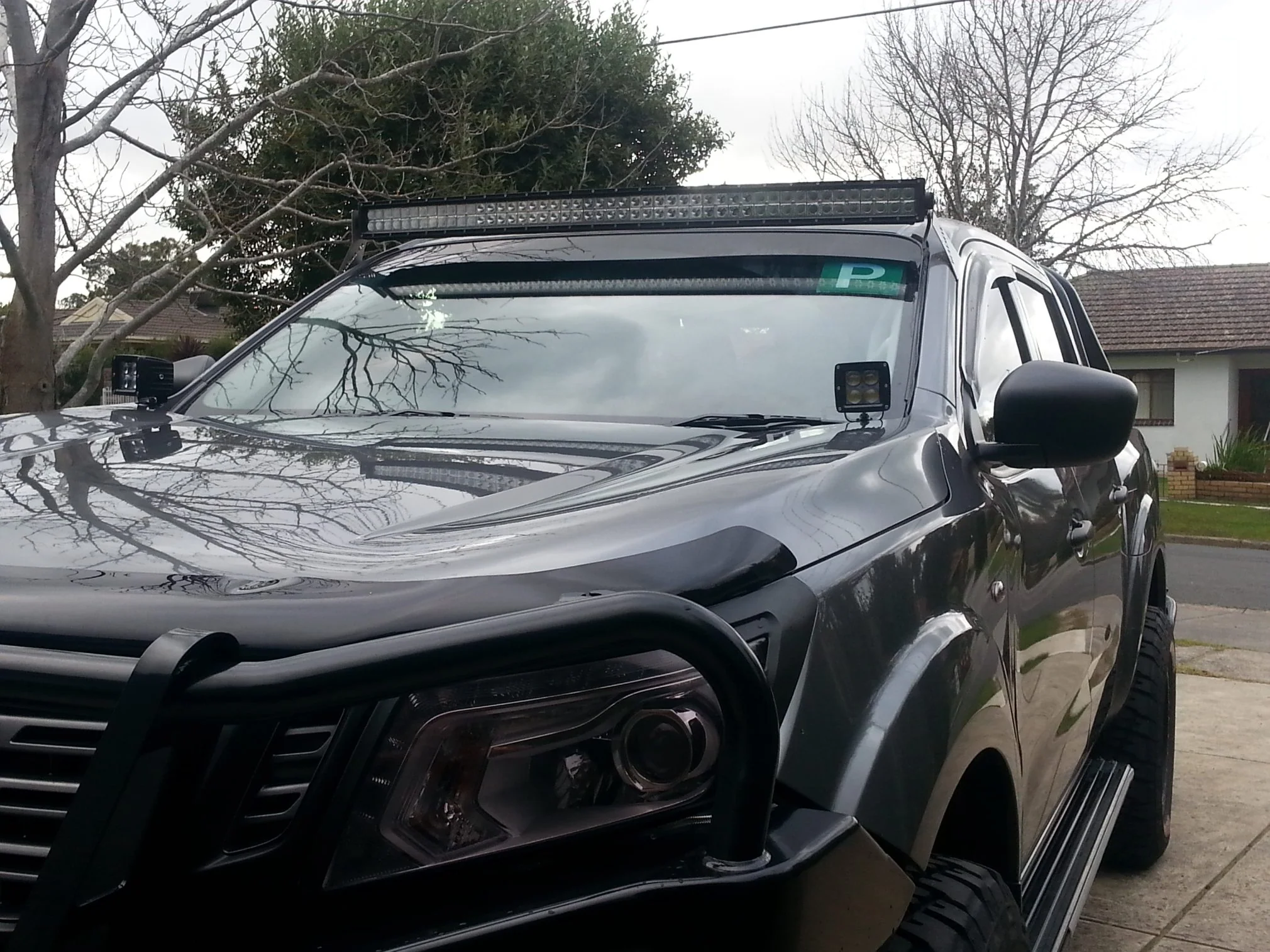 Nissan Navara NP300 Bonnet Hinge Ditch Light Bracket