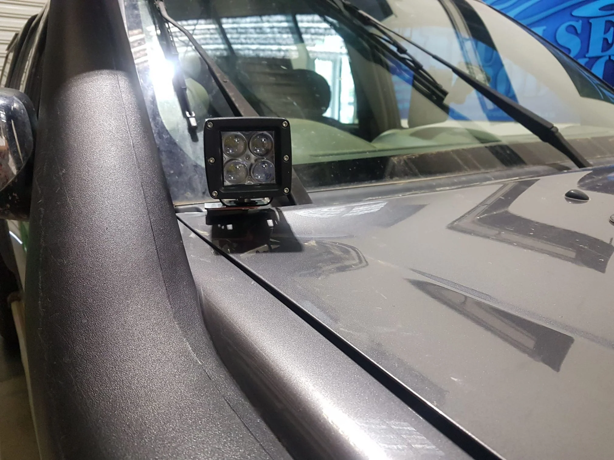 Toyota Hilux N80 Bonnet Hinge Ditch Light Bracket Pair