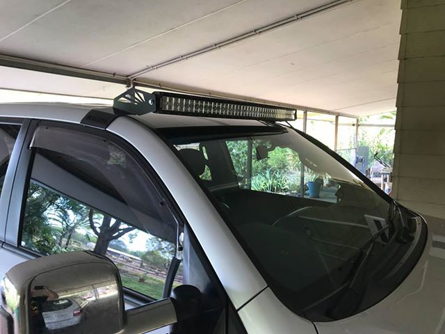 Toyota Landcruiser 200 Series 50" Curved Windscreen Mounting Brackets - Image 4