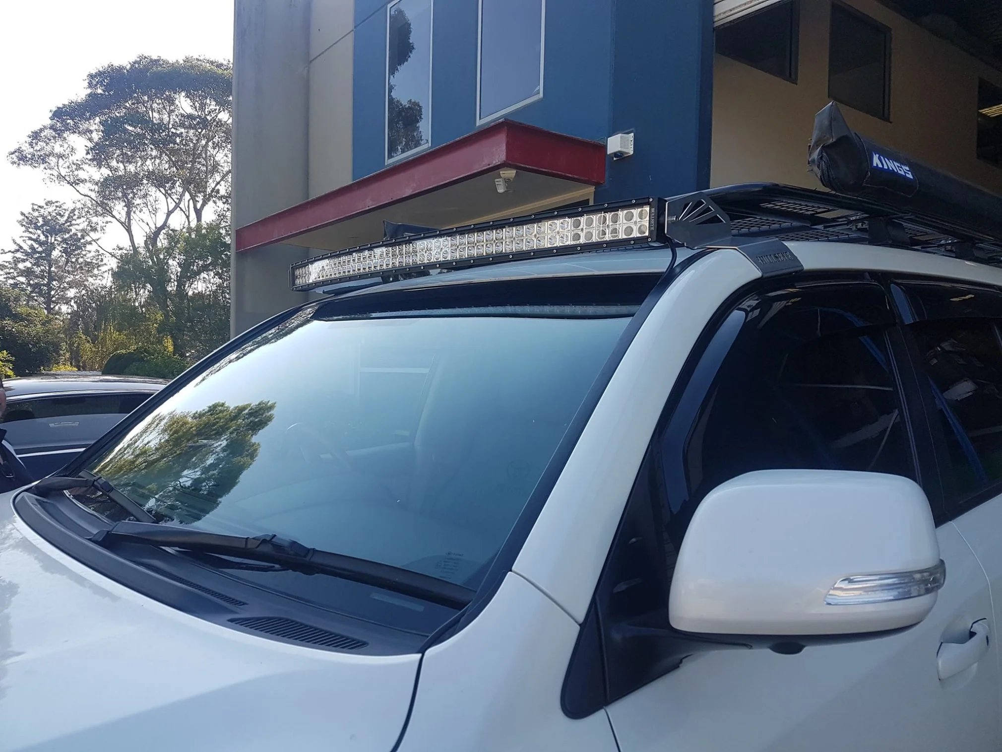 Toyota Landcruiser 200 Series 50" Curved Windscreen Mounting Brackets - Image 5